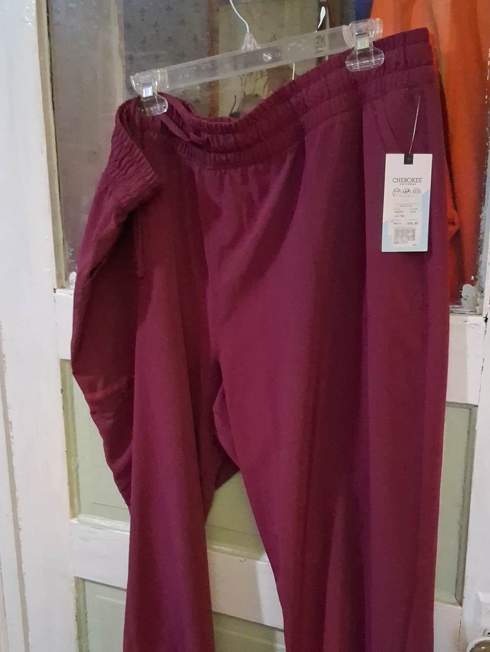 Cherokee Burgundy Women's Track Joggers